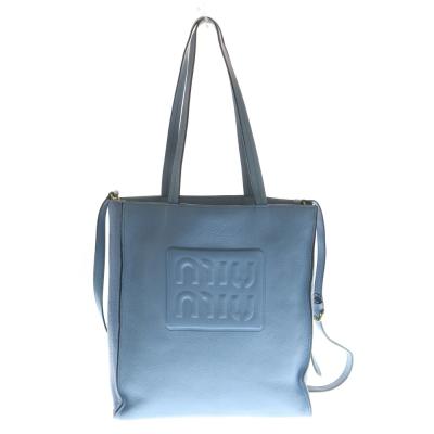 miu miu レディースショルダーバッグ（色：ブルー系）｜バッグ