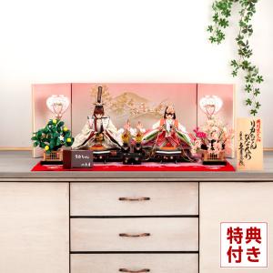 久月 雛人形 リカちゃん ひな人形 ケース飾り 立雛 親王飾り シリアル