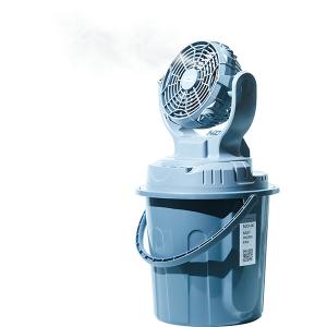 SHOWA(昭和商会) 充電式 ミストワークファン N23-06 工場扇 持ち運び