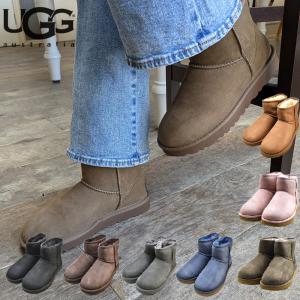 UGG（アグ） クラシック ミニ キモノ レザー ムートン ブーツ