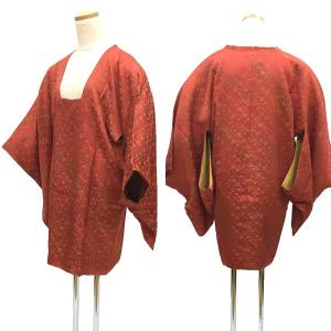 セール 京やM054 正絹 道中着 広衿 セミロング丈 裄69以上 裄長め 板