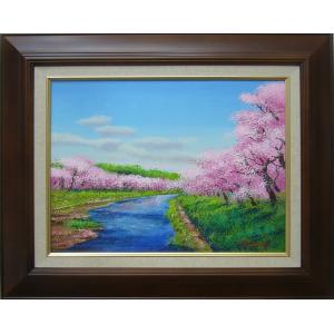 絵画 油絵 青木今陽 肉筆油絵 花瓶いっぱいの花々 送料無料 : アート