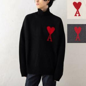 AMI Alexandre Mattiussi アミパリス ニット セーター ブラック メンズ