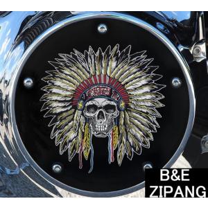 ハーレーダビッドソン ダービーカバー スカルハンズ ツーリング