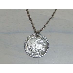 本物アメリカ コイン モルガン 1ドル銀貨 ペンダントトップ ネックレス