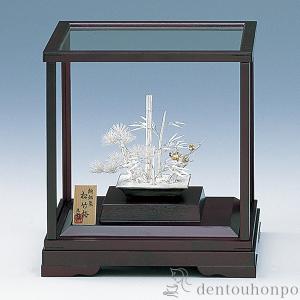 純金 盆栽 竹 B 2号・80g ( 光則（金工芸） 木札名入れ有料 高級