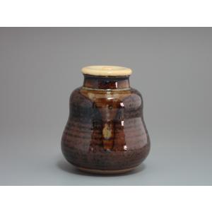 大名物 古瀬戸茶入 筒井肩衝写 瑞光窯 佐々木八十二造 共箱 : 茶道具商