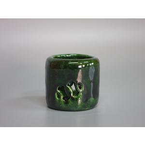 大名物写 槍の鞘肩衝茶入 松本鉄山造 共箱 金剛金襴仕覆 : 茶道具商 越