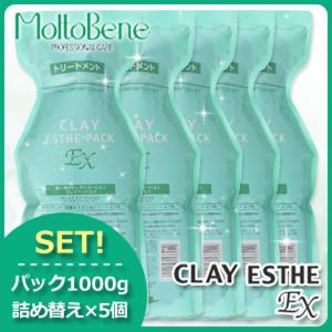 CLAY ESTHE（クレイエステ） 4点セット シャンプーEX 1000ml + パック