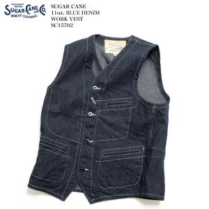 SUGAR CANE シュガーケーン SC12654 ウォバッシュ ストライプ ワーク