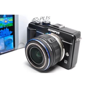 オリンパス ミラーレス OLYMPUS ペン E-PL2 レンズキット レッド 中古