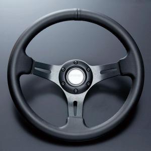 ステアリング 28Φ PVCレザー ブラックスポーク ノスタルジック NISMO