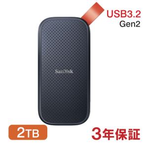 SanDisk（サンディスク） SDSSDE61-2T00-J25 外付けSSD USB-C＋USB-A