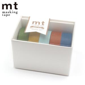 マスキングテープ mt ギフトボックス 5種入り モノトーン3 15mm×7m