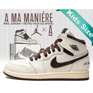 エア ジョーダン 1 NIKE JORDAN HI OG (TD) black/lucky green-white