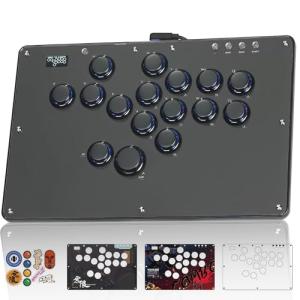 日本語説明書付 PUNKWORKSHOP アケコン レバーレスアーケード