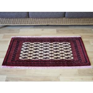 山羊柄 手織りキリム アフガニスタン産 タイマニ族作 140×80cm 手織り