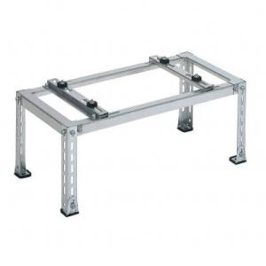 壁面置台 K-AK6G7 エアコン 室外機 台 置台 架台 シルバー 塩害 2段