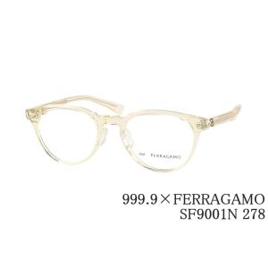 999.9（フォーナインズ） 999.9×Ferragamo メガネ コラボ SF9005 733