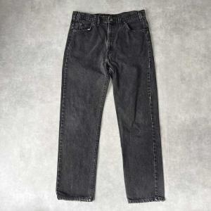 90's Levi's 505 PIECE-DYEING BLACK JEANS MADE IN USA W34L34