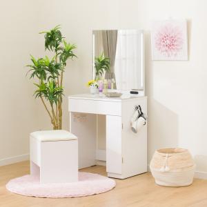 ニトリ（NITORI） セラミック一面鏡ドレッサー(WHOS331) ニトリ期間