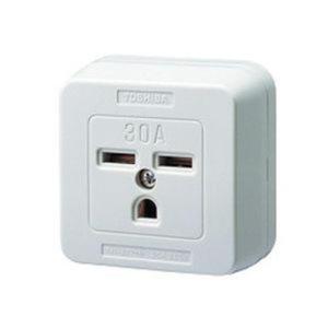 東芝ライテック 抜け止め接地ダブルコンセント NDG2322E(WW