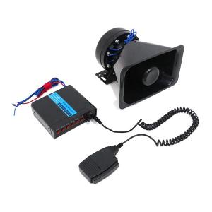 車載 拡声器 アンプ スピーカー マイク セット 12V 高出力 200W