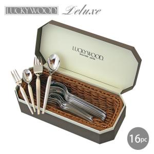 LUCKY WOOD（ラッキーウッド） カトラリーセット ナイフ フォーク