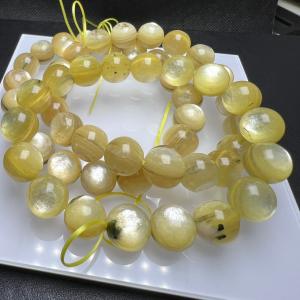 セリサイトインクォーツ 9-9.5mm 1連分 ブレスレット2本セット