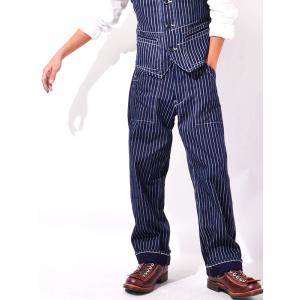 SUGAR CANE シュガーケーン ウォバッシュ ストライプ ベスト メンズ