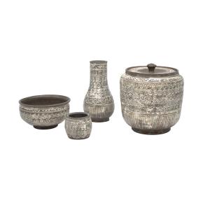 皆具 紫交趾 地紙草花 谷口菁嵐作 茶道 茶道具 : 和空間ヤフーショップ