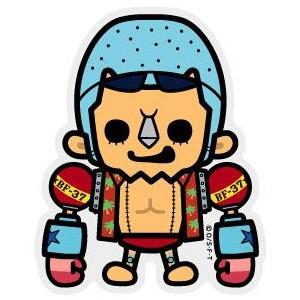 ONE PIECE ワンピース×パンソンワークスコラボステッカー LCS463