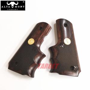 ☆ アルタモント COLT M1911A1 ガバメント用 木製グリップ フィンガー