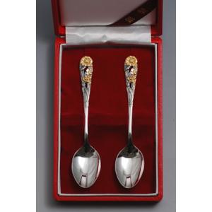 銀食器カトラリー「四君子」スプーン3本セット・銀製品・ : 銀食器