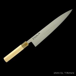 正本総本店 MASAMOTO本霞・玉白鋼 柳刃刺身庖刀 包丁 300mm KS0430