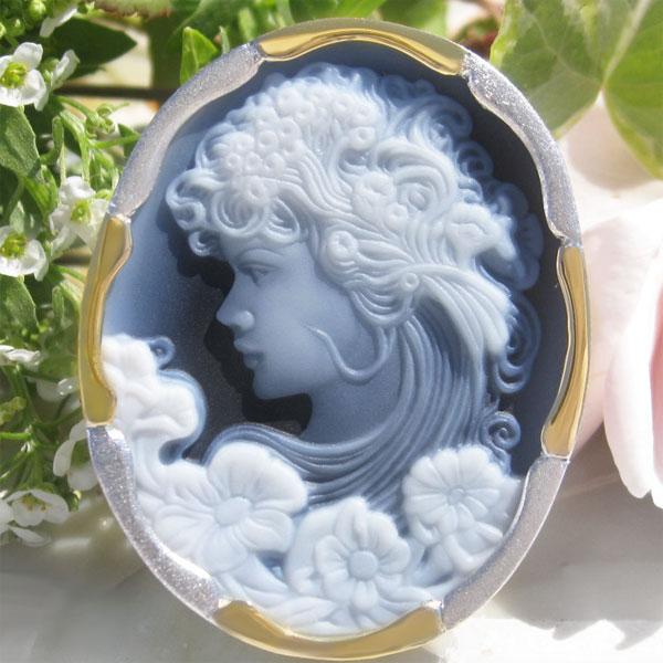 CAMEO（カメオ） 超希少作品 限定1個 H.P Muller作 ストーンカメオ 最