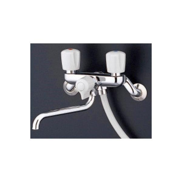 TOTO 壁付2ハンドル混合水栓(スプレー、寒冷地用、逆止弁無) TMS25CU