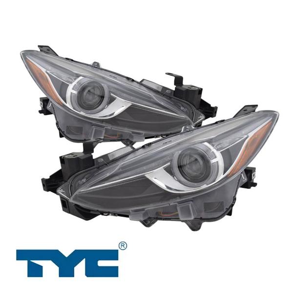 14-18y マツダ MAZDA3(アクセラ) BM系 US仕様 HIDヘッドランプ ヘッド