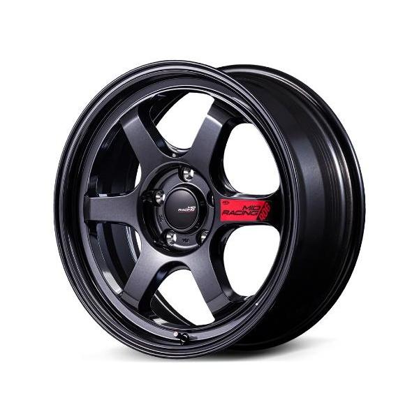 マルカサービス MID Racing R06 17インチx7.5J 5H114.3+44 クリスタル