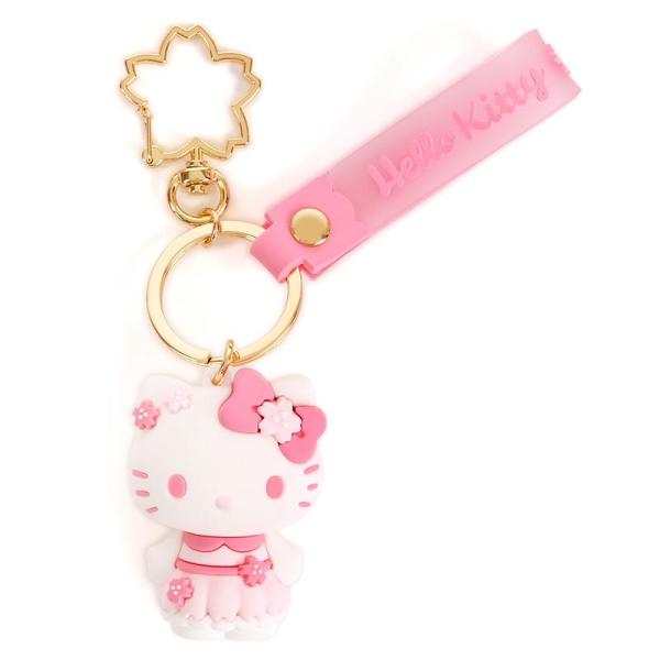 ハローキティ 立体キーホルダー 桜 さくらデザインシリーズ