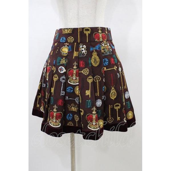 Jane Marple / Coronation Ceremonyタックスカート ボルドー H-26-01