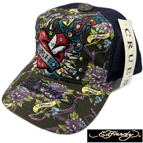 Ed Hardy（エド・ハーディー） キャップ Ed Hardy Cap Heart Cropped