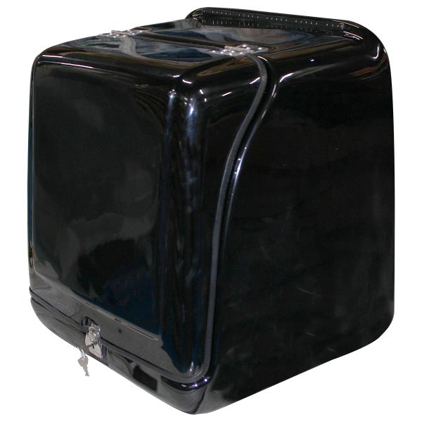 汎用 166L デリバリー ボックス LED搭載 鍵付き ブラック 黒 リア BOX