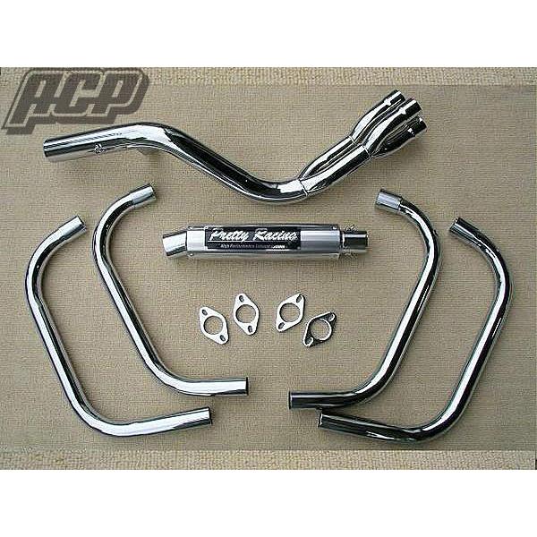 プリティー製 GSX400 インパルス GK79A 流 タイプ1 4-2-1 マフラー