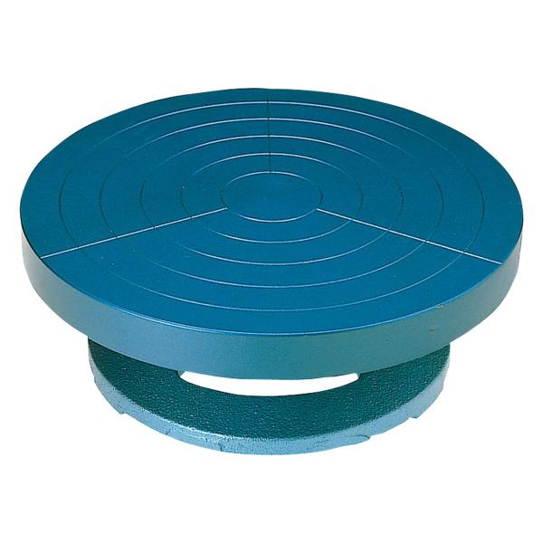 手廻し 粘土 ろくろ G型 天板直径220×高さ70mm 【 陶芸 手回し 作業台