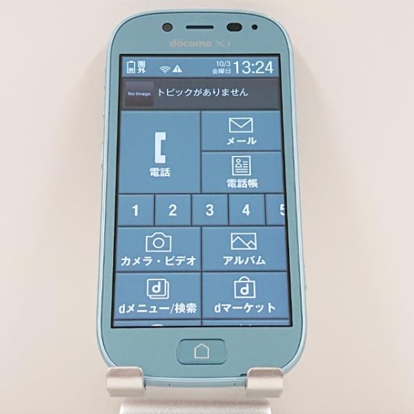 らくらくスマートフォン3 F-06F ドコモ エアーブルー 送料無料 即決