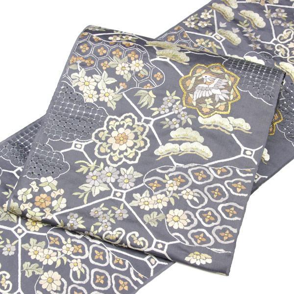 着物 帯 精緻縫い 祈繍工芸 汕頭刺繍 蘇州刺繍 袋帯 あすかや [商品