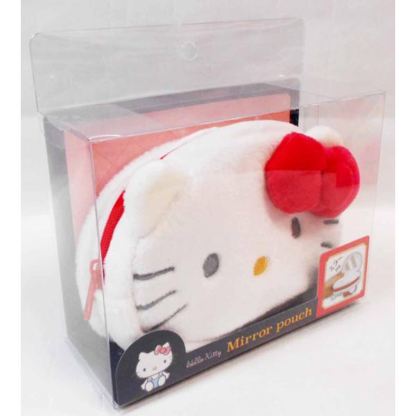 サンリオキャラクターズ ボアミラーポーチ ハローキティ RM-7872