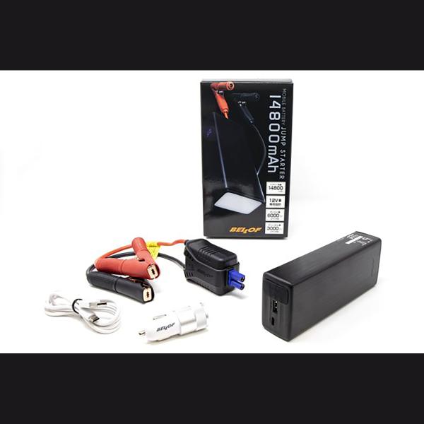 BELLOF モバイルバッテリージャンプスターター 11000mAh モバイル