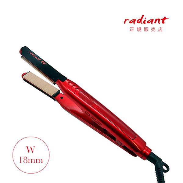 ⭐︎値下げ⭐︎radiant W プロフェッショナルヘアアイロン 18mm